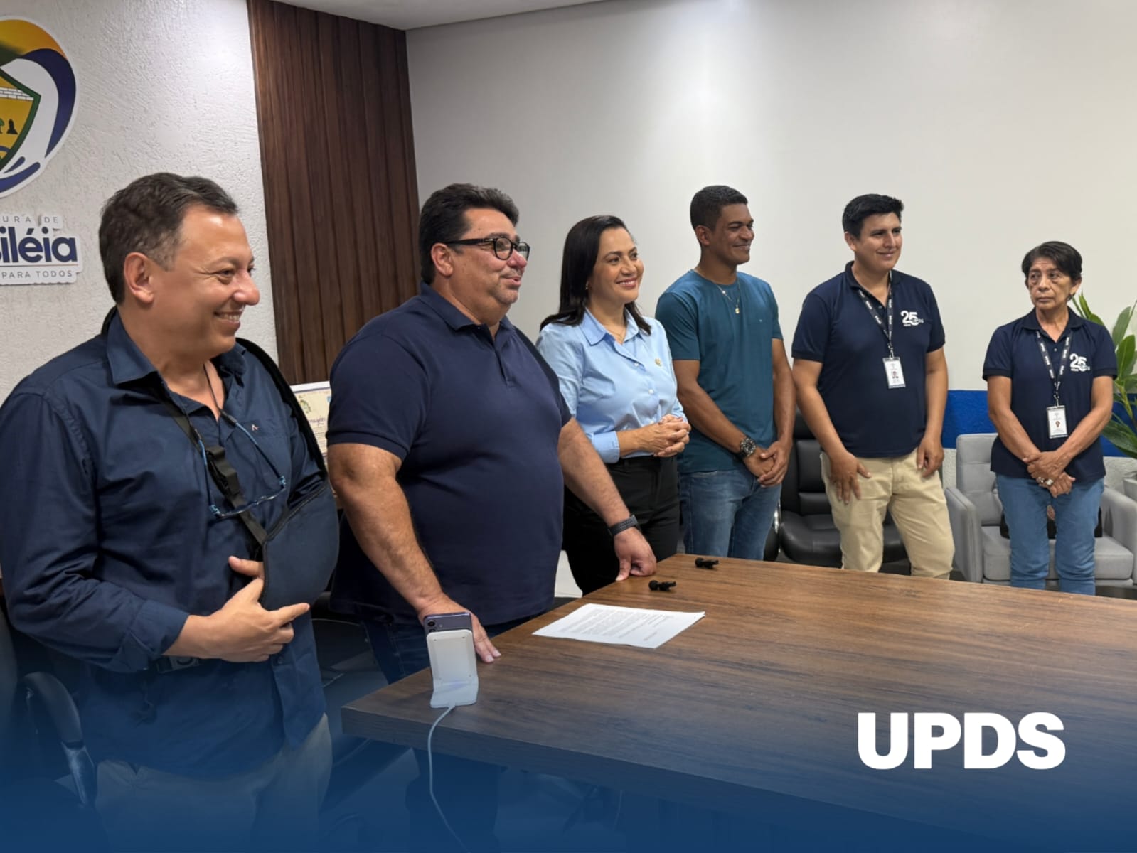 Autoridades de UPDS Cobija en reunión con el gobierno del Estado de Acre, Brasil